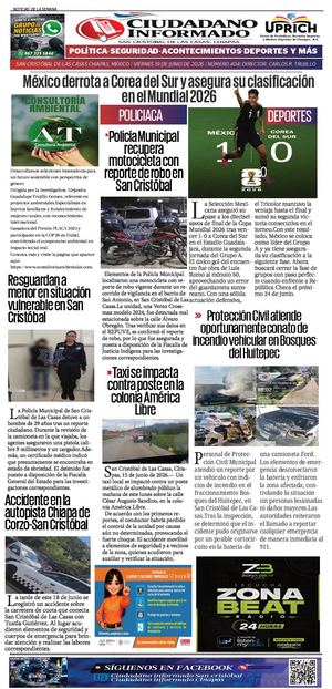 Noticias 19 De Junio De 2026