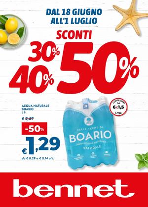 Volantino Bennet Dal 18 Giugno All'01 Luglio 2026