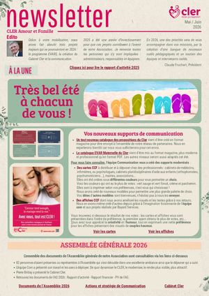Newsletter Cler Mai Juin 2026