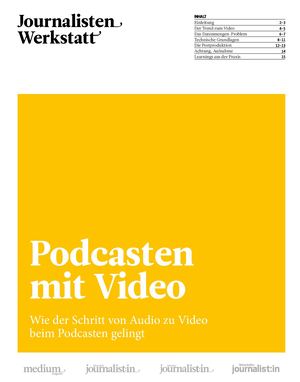 Journalistenwerkstatt Videopodcast