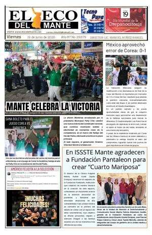 Viernes 19 de junio de 2026