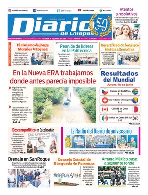 Portada, Viernes 19 De Junio De 2026