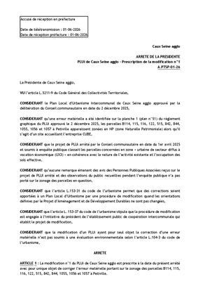 Arrete Prescription Modif1 Plui