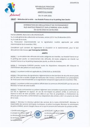 Rue Anatole France Et Partking Impasse Jean Jaurès