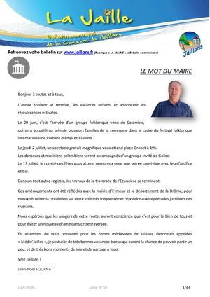 Bulletin Numéro 50 Juin 2026