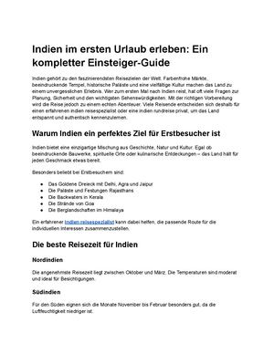 Indien Im Ersten Urlaub Erleben Ein Kompletter Einsteiger Guide