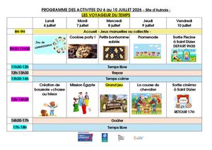 Programme Des Activites Aulnois 0726