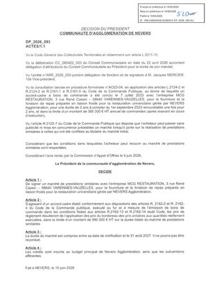 DP 2026 093 Marches Repas Resto Universitaire