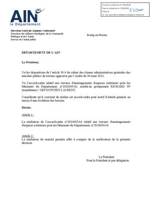 Décision De Résiliation GME RICHARD TP DUPUPET 16 06 2026 2024005A0 Tampon