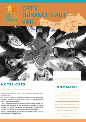 La Newsletter de la CPTS - mai 2026