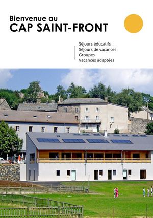 Livret informations CAP Saint-Front