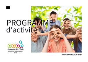 Programme D'activité 2026 2027