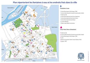 Carte plan fraicheur