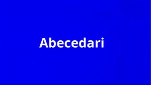 Abecedari