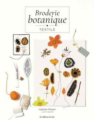 MLAB369 Broderie botanique textile