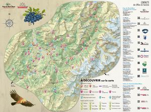 Carte Des Incontournables été Pays Du Mont Blanc
