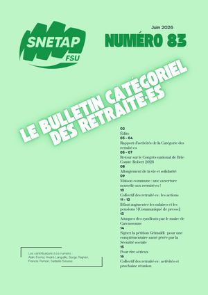 Bulletin Retraite·es 83 Vf