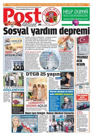 Post Gazetesi Rhein-Main Haziran 2026