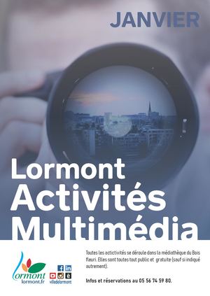 Flyer Activités multimédia janvier (exercice)