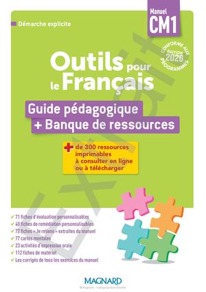 Outils pour le Français CM1 (2026) - Guide pédagogique + Banque de ressources - Extrait