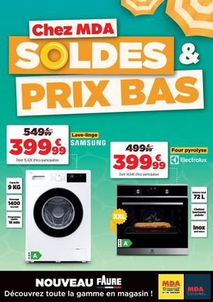 Prospectus MDA Soldes
