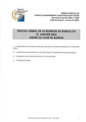 2026 01 21 Pv Bureau