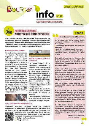 Boussay Info N°247 Juillet/Août 2026