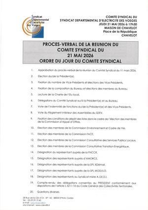 2026 05 21 Compte Rendu Comite