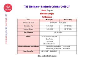 Calendar 2026 2027 BCN
