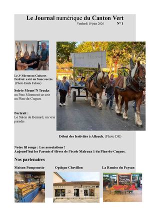 Journal du Canton Vert