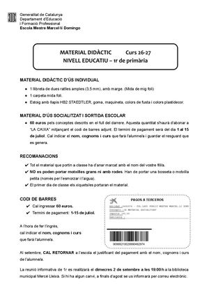 1r Llibres I Material 26 27