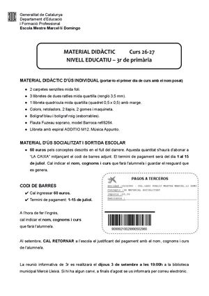 3r Llibres I Material 26 27