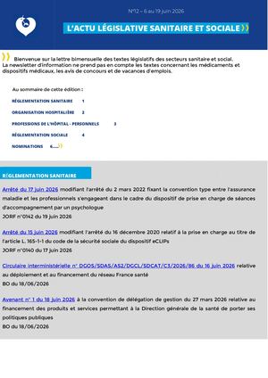 Actu Legislative N12 2026
