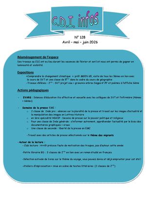 Cdi Infos 128 Bis