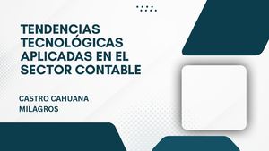 Tendencias Tecnológicas Sector Contable