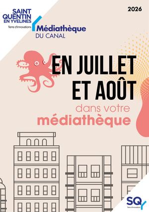 Médiathèque du Canal : animations des mois de juillet et août