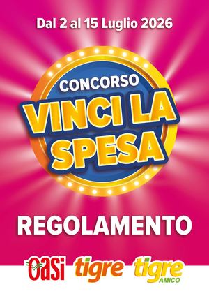 Regolamento Vinci La Spesa