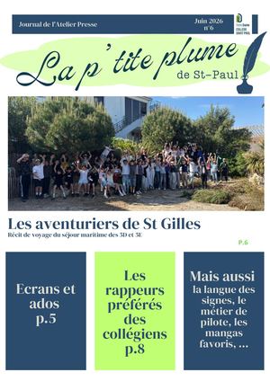 La P’tite Plume Juin 2026 N°6