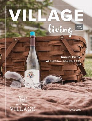 Dallas Village Living Resident Event Calendar - July 2026
