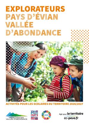 Brochure explorateurs CCPEVA 2026/2027