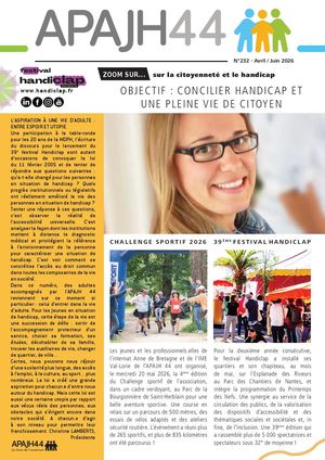 Le Journal de l'APAJH 44 // N°232 - Avril/Juin 2026