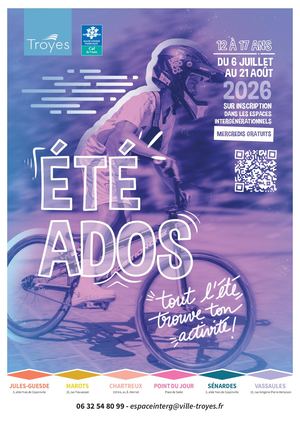 Activites Ados Vacances Ete 2026 Livret