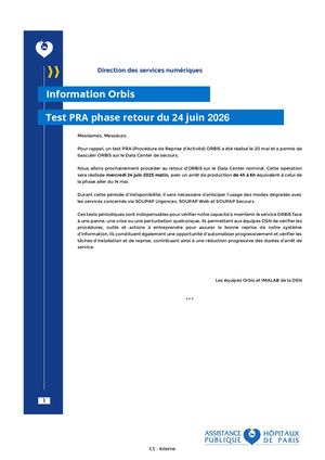 Dsn Communication Pra Orbis Retour Du 24062026 Vf