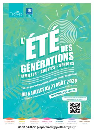 Activites Generations Vacances Ete 2026