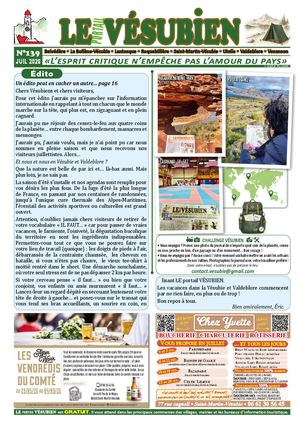 Le Portail Vésubien n°139 – Juillet 2026 : événements, culture et été en Vésubie-Valdeblore