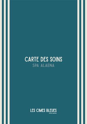 Carte Spa Alena - Les Cimes Bleues La Baule