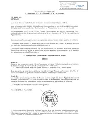 DP 2026 095 Billetterie Laurent Gerra