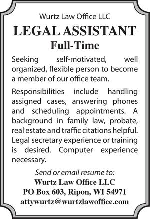 286331 Wurtz Law Help Wanter