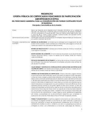 Prospecto Ficafe 2025 Bolsa De Valores
