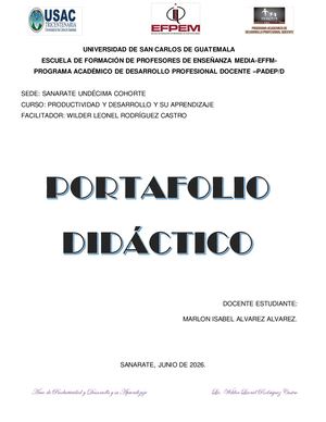 Productividad Marlon